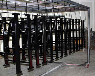Powder Coated Commercial Building Steel