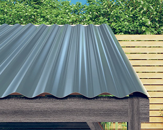 Powder Coated Gazeebo Metal, Steel, Aluminum Roofing Panels