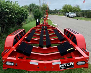 Powder Coated Marine Boating Trailer