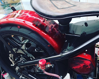 Powder Coated Motorcycle Fenders