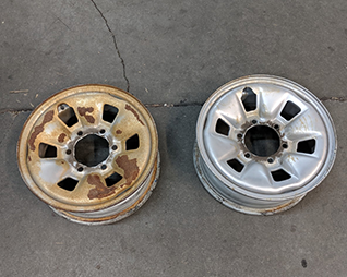 Restoring Wheels and Calipers Sandblasting Services in KC, MO