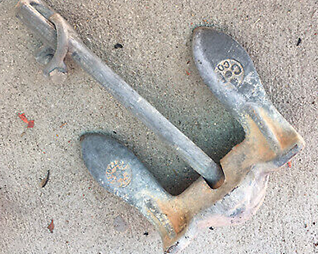 Sandblasting and Restoring Old Decorative Boat Anchor Services in Kansas City, MO