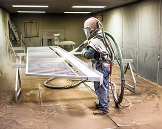 Sand Blasting Gates in Kansas City, MO
