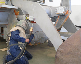 Sandblasting Heavy Duty Constructing Equipment Services in Kansas City, MO