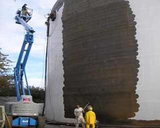 Sandblasting Large Vessel Services in Kansas and MO