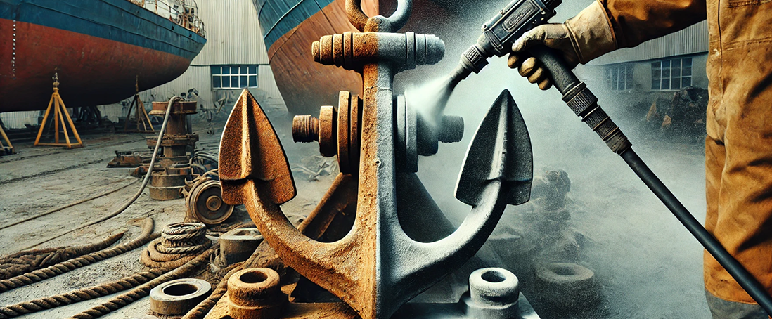 Sandblasting Marine Ship Anchor Services in Kansas City, MO
