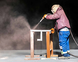 Sandblasting Metal Doors in Kansas and MO