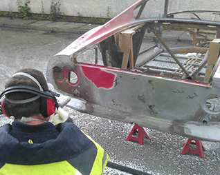 Sandblasting Restorative Car Frame Services in KC, MO